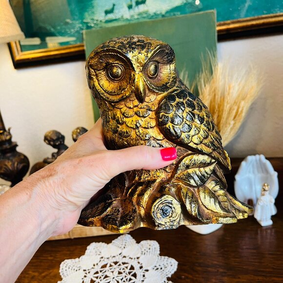 ❌SOLD❌MCM GOLD OWL - Picture 5 of 12